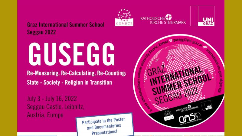 Poziv na ljetnu školu GUSEGG 2022...