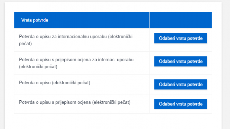 Potvrde s elektroničkim pečatom na...